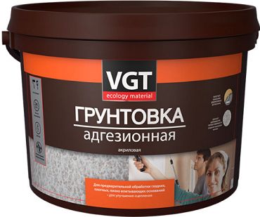 Грунтовка VGT ВД-АК-0301, адгезионная, 8 кг купить в СОМ