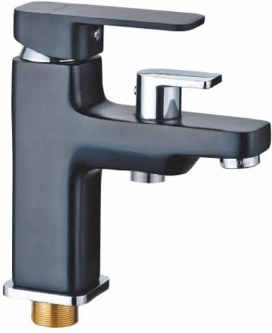 Смеситель для раковины Kolag KLG 1511-K05A-10, латунь, черный купить в СОМ