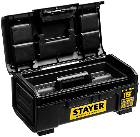 Ящик для инструмента STAYER Toolbox-16, 390х210х160мм купить в СОМ