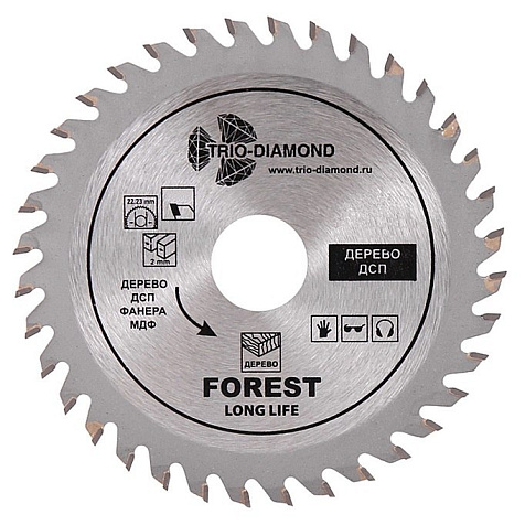 Диск пильный Trio-Diamond Forest, 190х20/30 мм, 36Т купить в СОМ