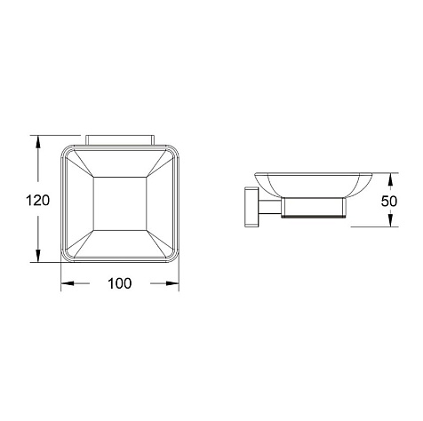 Мыльница Shevanik SG5603G, золото матовое купить в СОМ