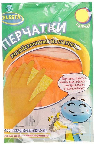 Перчатки Celesta хозяйственные L (эконом) купить в СОМ