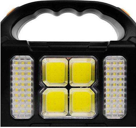 Фонарь универс Ultraflash LED38100 акк.3.7V 76LED+4COB 4 реж,даль+ближ.Type-C+солн.панель, PowerBank купить в СОМ