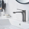 Смеситель для раковины Shevanik S6201T, латунь, оружейная сталь купить в СОМ