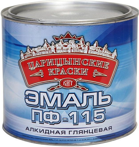 Эмаль ПФ-115 Царицынские краски, зеленый, 2.7 кг купить в СОМ