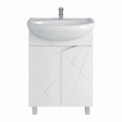 Тумба-умывальник Loranto Оптимум 50, с раковиной Уют 50 купить в СОМ