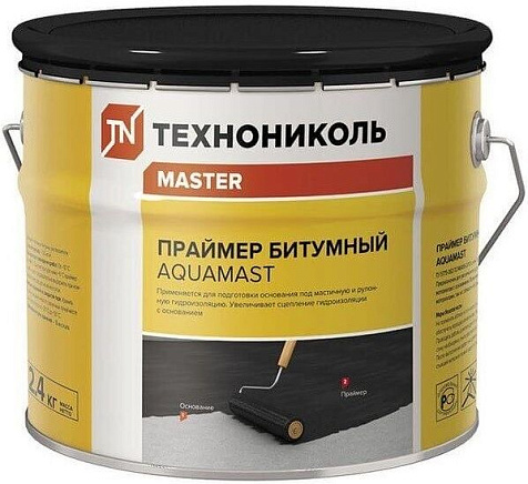 Праймер битумный ТЕХНОНИКОЛЬ Aquamast, 3л купить в СОМ