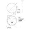 Зеркало Azario Izmira AZ-Z-003CS D600 мм, сенсор купить в СОМ
