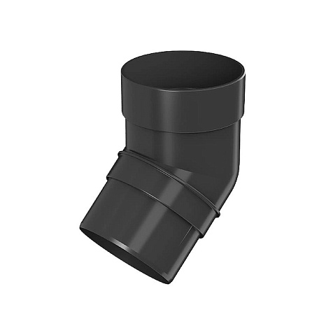Колено трубы 135гр. ТехноНиколь ОПТИМА, черный RAL9005 купить в СОМ
