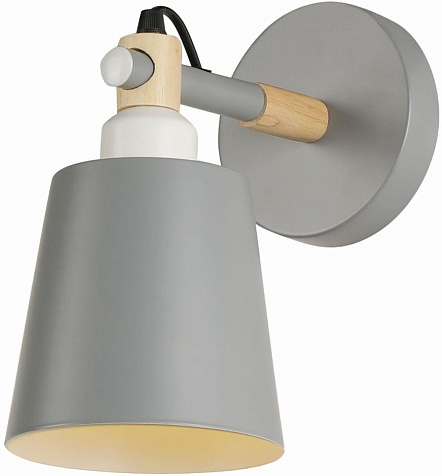 Бра ЭкономСвет 13162/1wGR+WD GR E27, 1x40W, до 3 м² купить в СОМ