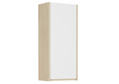 Шкаф навесной Акватон Сканди 35, белый/дуб верона купить в СОМ