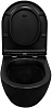 Инсталляция Loranto Prestige 4551, унитаз Grado AZ-0046N-MB, безободковый, черный, сиденье микролифт, без кнопки купить в СОМ