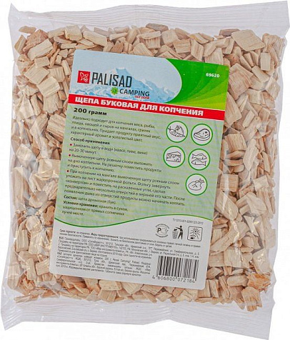 Щепа для копчения Palisad буковая, 200гр купить в СОМ