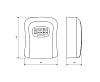 Cейф-ключница кодовая Аллюр СК-01 КП серая купить в СОМ
