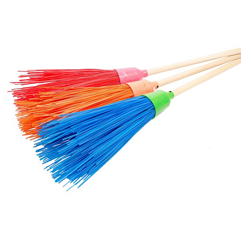 Метла полипропиленовая, круглая, с черенком купить в СОМ