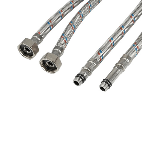 Подводка гибкая для смесителя М10х1/2", 100 см Iddis 926CBS10ZP, 2 шт купить в СОМ