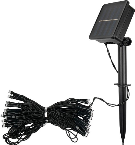 Светильник светодиодный садовый ФАZА SLR-G01- 50Y гирлянда 50 желт. LED на солнечн. батарее купить в СОМ