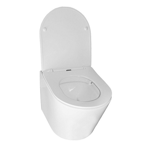 Инсталляция Loranto Prestige 4551, унитаз Azario Teramo AZ-0053 SP, сиденье микролифт, без кнопки купить в СОМ
