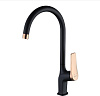 Смеситель для мойки Lemark Bronx LM3705BLR, черный/золото купить в СОМ