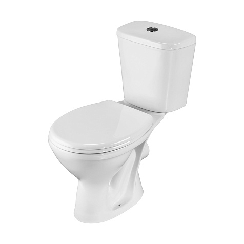 Унитаз-компакт Сантери PRO белый, арматура, сиденье купить в СОМ