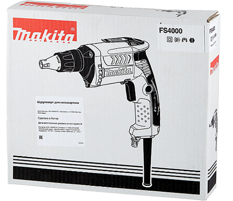 Шуруповерт сетевой MAKITA FS4000, 570Вт купить в СОМ