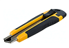 Нож BIBER, 18 мм, усиленный, прямоугольный фиксатор купить в СОМ