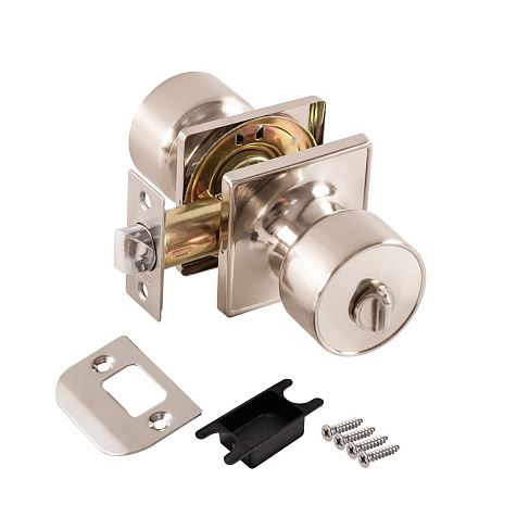 Ручка защелка PUNTO DK772/BL SN-BK (фик.) никель купить в СОМ