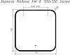 Зеркало Домино Модена SZ8009KWB, 700 х700 мм купить в СОМ