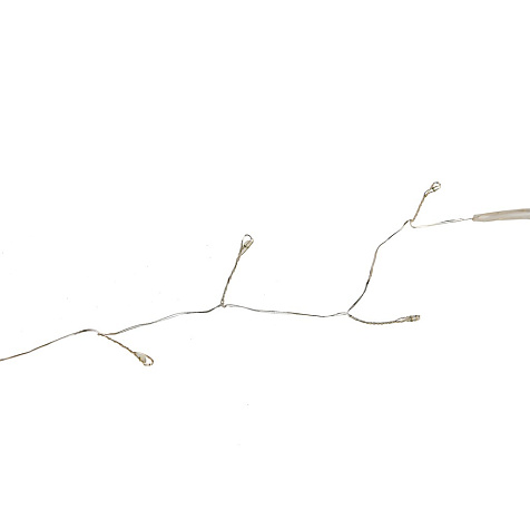 Гирлянда светодиодная Uniel Роса 5м. 125 светодиодов. Белый свет купить в СОМ