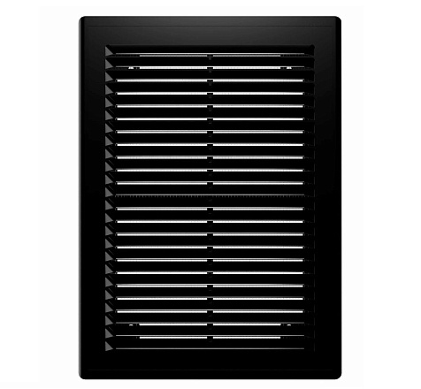 Решетка накладная 1825Р с сеткой Black купить в СОМ