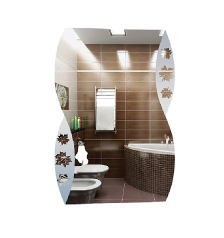 Зеркало Eva Gold 45158, 480 х675 мм купить в СОМ